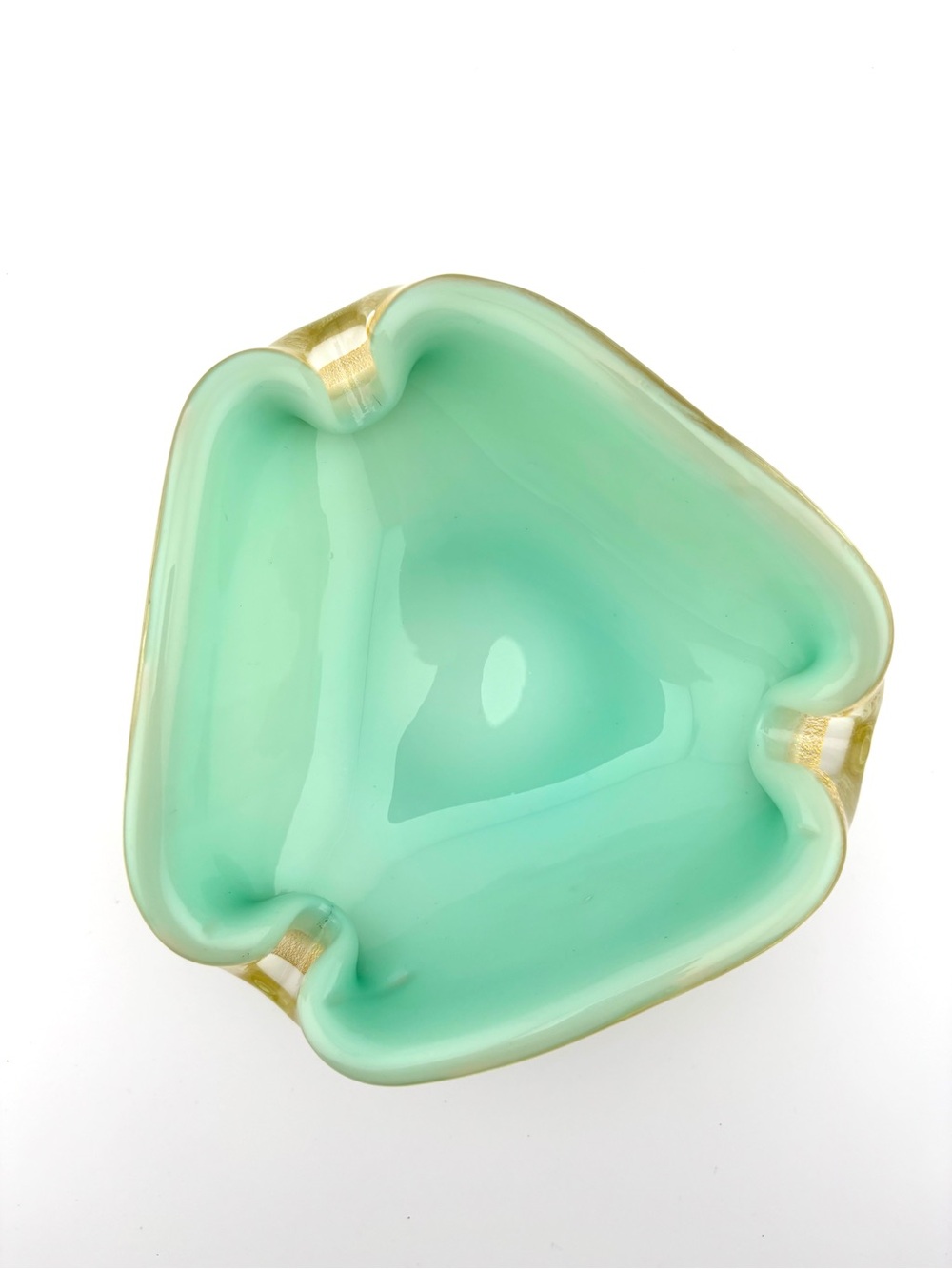 Mid-century Murano Seguso Art Glass Ashtray